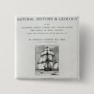 The Voyage of the Beagle 15 Cm Square Badge