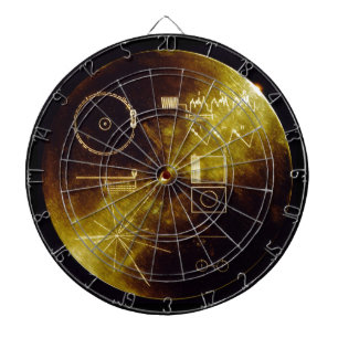 The Voyager Golden Record Dartboard