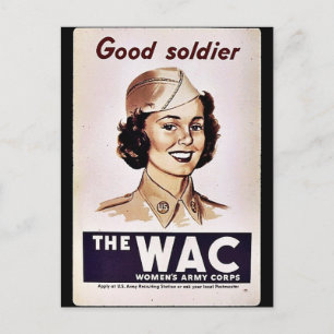 The Wac Womens Army Corps Postcard