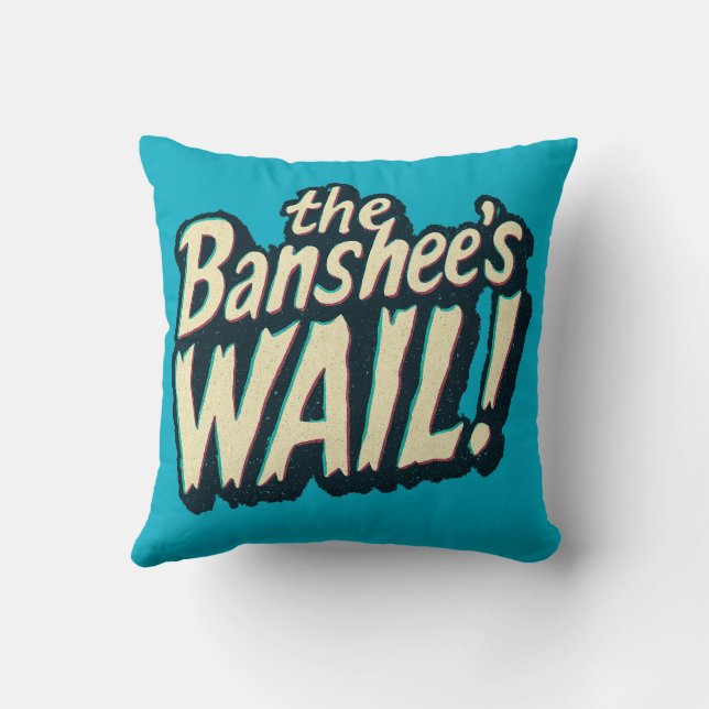 The Wail of the Banshee Cushion (Back)