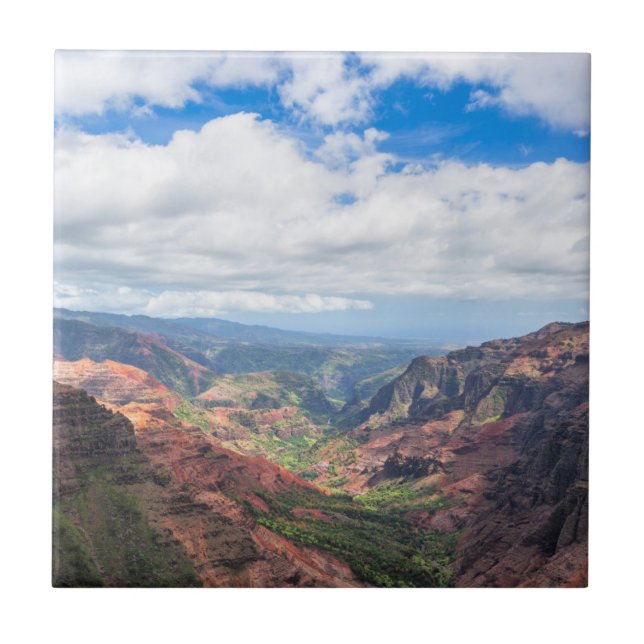 The Waimea Canyon Tile (Front)
