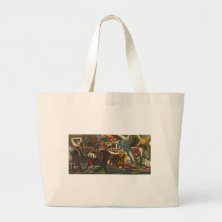 The waiter large tote bag