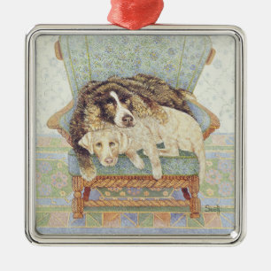 The waiting game metal tree decoration