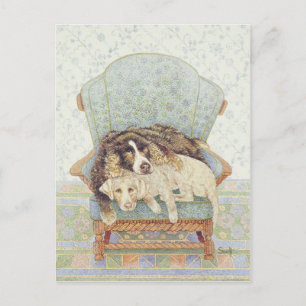 The waiting game postcard