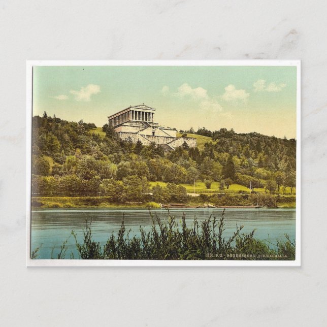 The Walhalla, Ratisbon (Regensburg), Bavaria, Germ Postcard (Front)