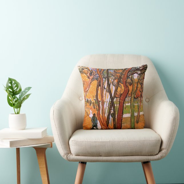 The Walk: Falling Leaves by Vincent van Gogh Cushion (Chair)