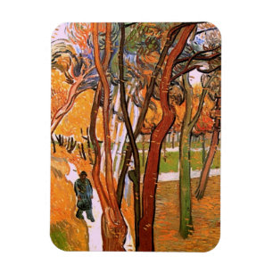 The Walk: Falling Leaves by Vincent van Gogh Magnet