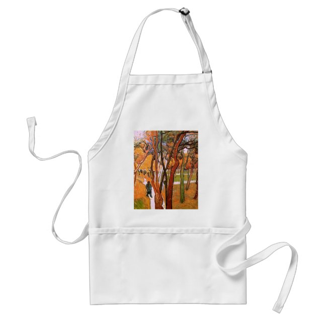 The Walk: Falling Leaves by Vincent van Gogh Standard Apron (Front)