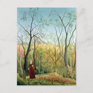 The Walk in the Forest, 1886-90 Postcard