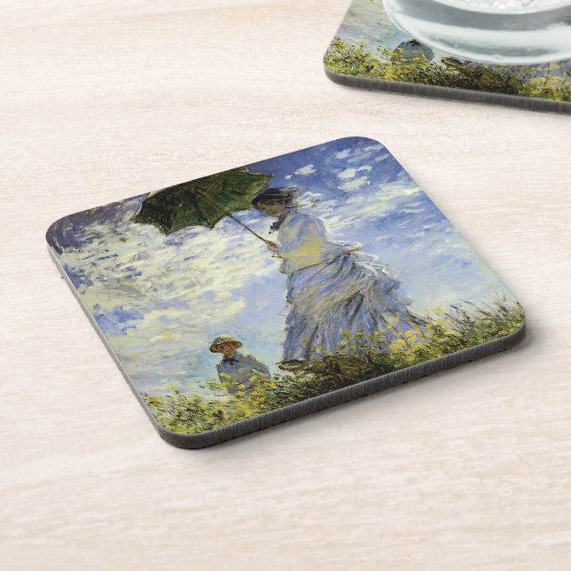 The Walk, Lady with a Parasol Coaster (Left Side)