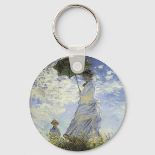 The Walk, Lady with a Parasol Key Ring