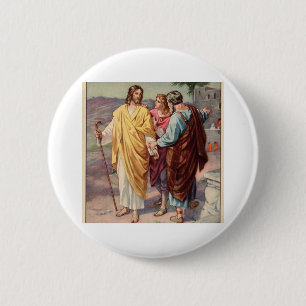 The walk to emmaus 6 cm round badge