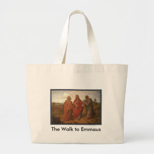 The Walk to Emmaus Grocery Tote Bag