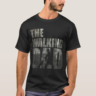 The walking dad daughter son child father daddy T-Shirt