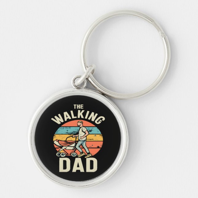 the walking dad key ring (Front)