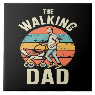 the walking dad tile
