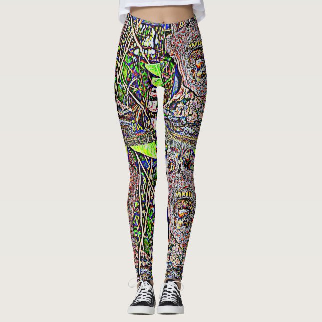 THE WALKING DEAD...FREDDIE KREUGER LEGGINGS (Front)