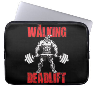 The Walking Deadlift - Zombie Workout Laptop Sleeve