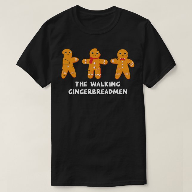 The walking gingerbread man T-Shirt (Design Front)