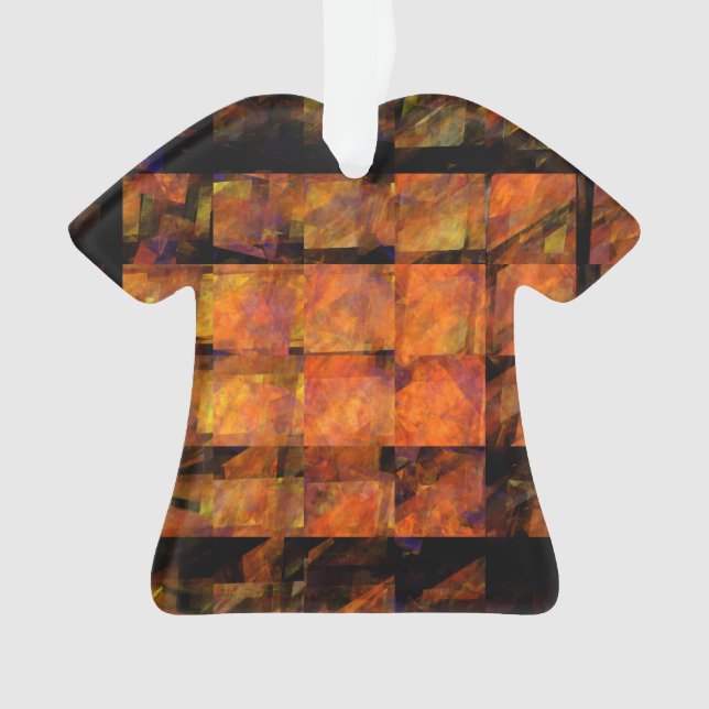 The Wall Abstract Art Acrylic Shirt Ornament (Front)