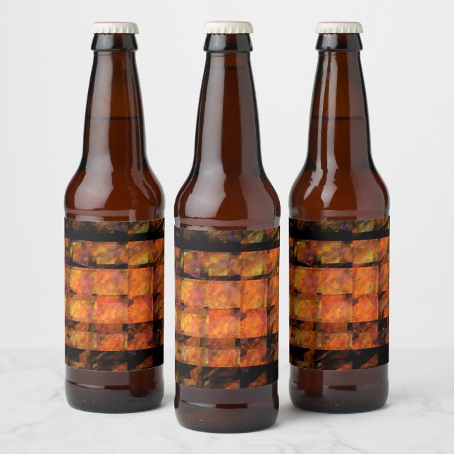 The Wall Abstract Art Beer Bottle Label (Bottles)