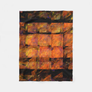 The Wall Abstract Art Fleece Blanket