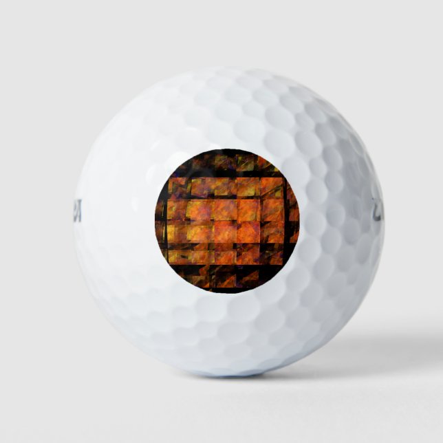 The Wall Abstract Art Golf Balls (Front)