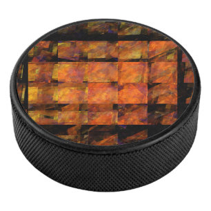 The Wall Abstract Art Hockey Puck