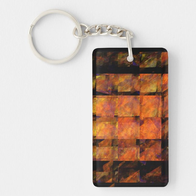 The Wall Abstract Art Key Ring (Front)