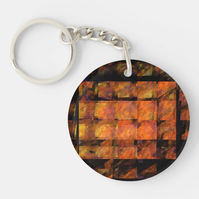 The Wall Abstract Art Key Ring (Front)
