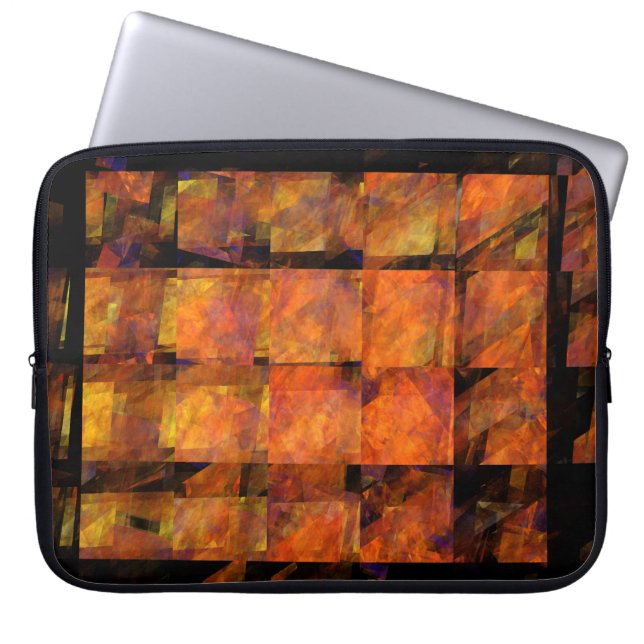 The Wall Abstract Art Laptop Sleeve (Front)
