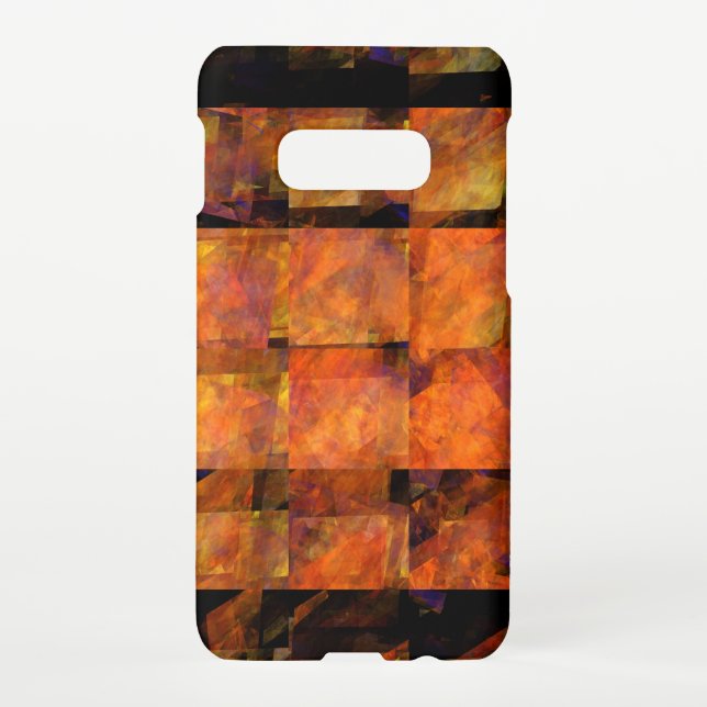 The Wall Abstract Art Matte Samsung Galaxy Case (Back)