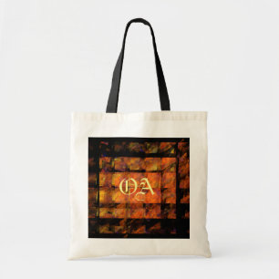 The Wall Abstract Art Monogram Bag
