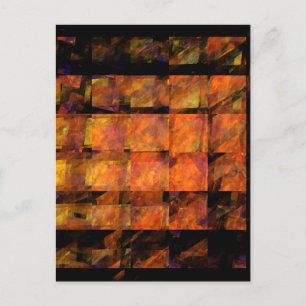 The Wall Abstract Art Postcard