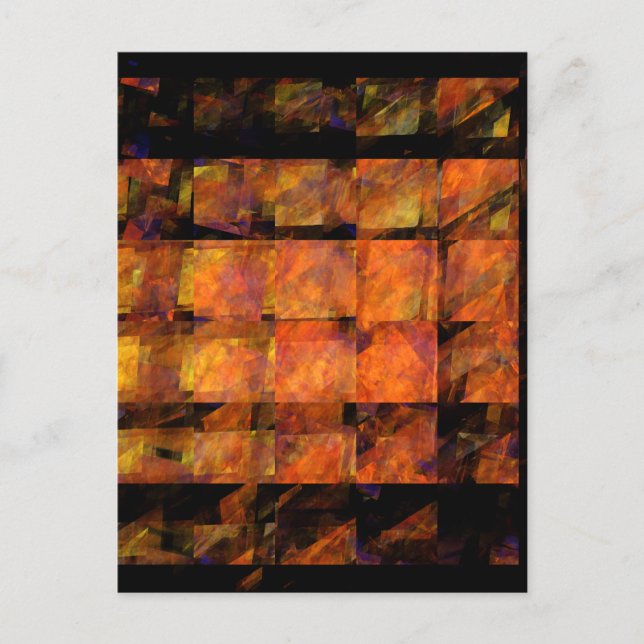 The Wall Abstract Art Postcard (Front)