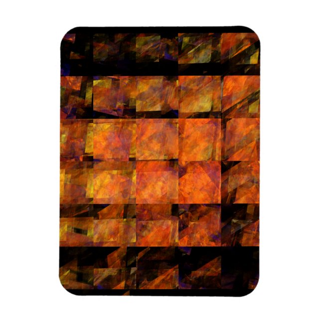 The Wall Abstract Art Premium Magnet (Vertical)