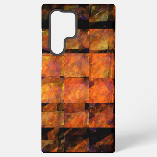 The Wall Abstract Art Samsung Galaxy S22 Ultra Case (Back)