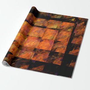 The Wall Abstract Art Wrapping Paper