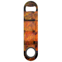 The Wall Abstract Geometric Fire Art Modern