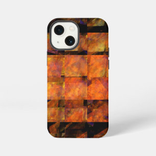 The Wall Abstract Geometric Fire Art Modern iPhone 13 Mini Case