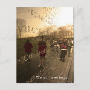 The Wall - Memorial Day Weekend Edition Postcard