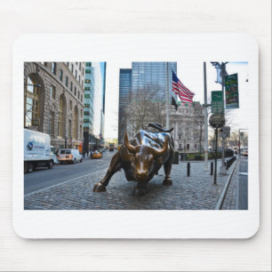 The Wall St Bull Mouse Mat
