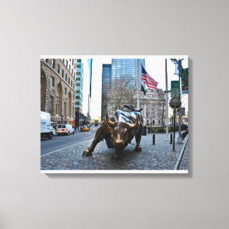 "The Wall Street Bull" Canvas Print