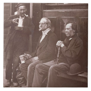 The Wall Worker, 1876-77 (woodburytype) Tile