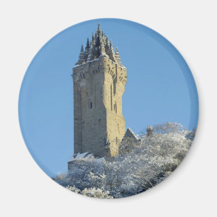 The Wallace Monument Stirling Scotland in winter Magnet