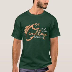 The Walleye Whisperer Funny Fishing Walleye Tee 