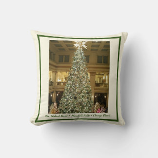 The Walnut Room, Chicago Christmas  Cushion