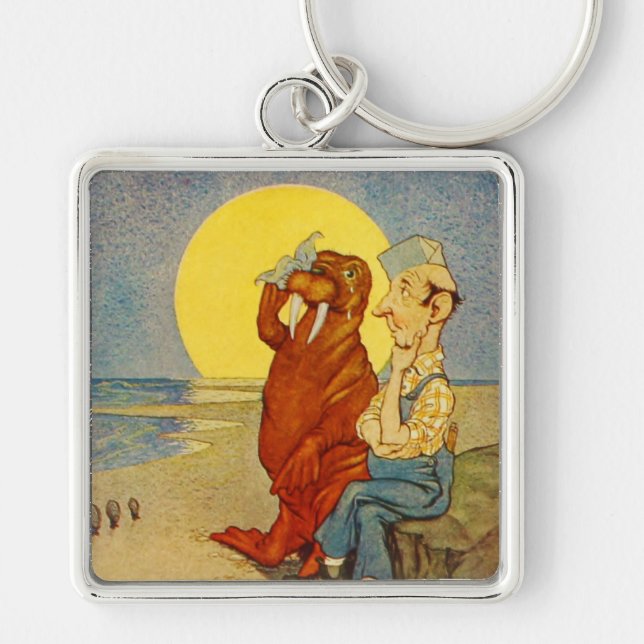 The Walrus and the Carpenter Key Ring (Front)