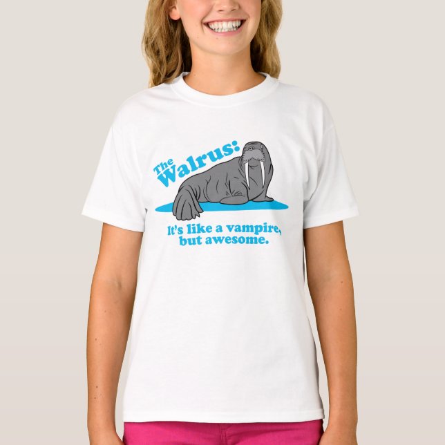 The Walrus Vampire T-Shirt (Front)