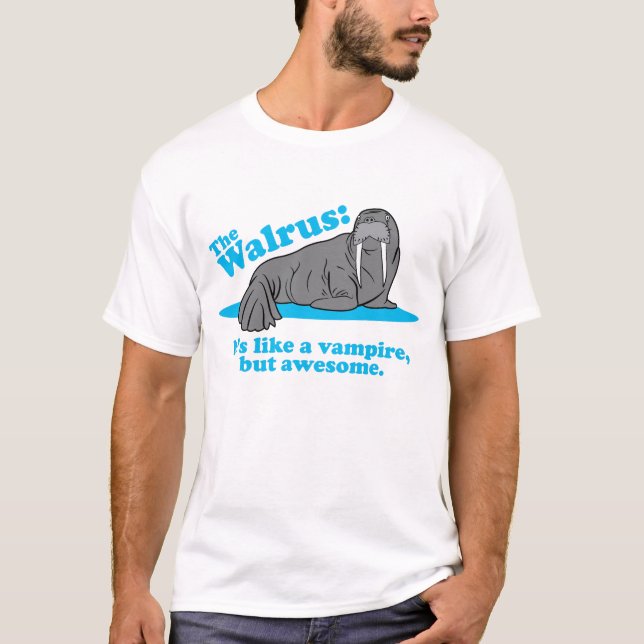 The Walrus Vampire T-Shirt (Front)